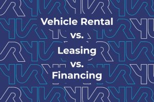 vehicle rental vs. leasing vs. financing